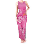 Pink Ribbon Australia Tank Maxi Dress Breast Cancer Awareness Aboriginal Cacatua leadbeateri - Aussie Hoodie