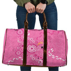 Pink Ribbon Australia Travel Bag Breast Cancer Awareness Aboriginal Cacatua leadbeateri - Aussie Hoodie