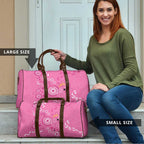 Pink Ribbon Australia Travel Bag Breast Cancer Awareness Aboriginal Cacatua leadbeateri - Aussie Hoodie