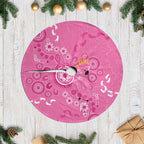 Pink Ribbon Australia Tree Skirt Breast Cancer Awareness Aboriginal Cacatua leadbeateri - Aussie Hoodie