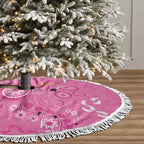 Pink Ribbon Australia Tree Skirt Breast Cancer Awareness Aboriginal Cacatua leadbeateri - Aussie Hoodie