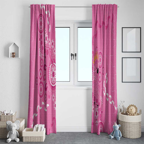 Pink Ribbon Australia Window Curtain Breast Cancer Awareness Aboriginal Cacatua leadbeateri - Aussie Hoodie