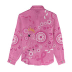 Pink Ribbon Australia Women Casual Shirt Breast Cancer Awareness Aboriginal Cacatua leadbeateri - Aussie Hoodie