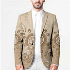 Beige Lizards Australia Blazer Boomerang Indigenous Art - Aussie Hoodie