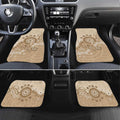 Beige Lizards Australia Car Mats Boomerang Indigenous Art - Aussie Hoodie