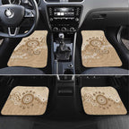 Beige Lizards Australia Car Mats Boomerang Indigenous Art - Aussie Hoodie