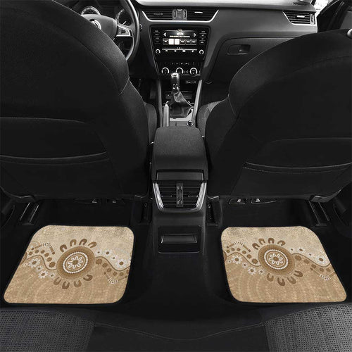 Beige Lizards Australia Car Mats Boomerang Indigenous Art - Aussie Hoodie