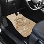 Beige Lizards Australia Car Mats Boomerang Indigenous Art - Aussie Hoodie