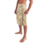Beige Lizards Australia Lavalava Boomerang Indigenous Art - Aussie Hoodie