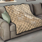 Beige Lizards Australia Quilt Boomerang Indigenous Art - Aussie Hoodie