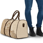 Beige Lizards Australia Travel Bag Boomerang Indigenous Art - Aussie Hoodie