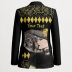 Personalised Melbourne Cup Australia Blazer Gorgeous Lady Yellow Rose