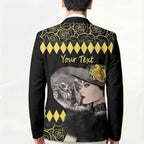 Personalised Melbourne Cup Australia Blazer Gorgeous Lady Yellow Rose