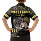 Personalised Melbourne Cup Australia Kid Hawaiian Shirt Gorgeous Lady Yellow Rose