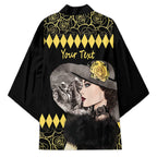 Personalised Melbourne Cup Australia Kimono Gorgeous Lady Yellow Rose