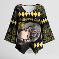 Personalised Melbourne Cup Australia Kimono Sleeve Blouse Gorgeous Lady Yellow Rose