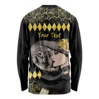 Personalised Melbourne Cup Australia Long Sleeve Shirt Gorgeous Lady Yellow Rose