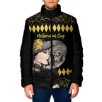 Personalised Melbourne Cup Australia Padded Jacket Gorgeous Lady Yellow Rose