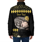 Personalised Melbourne Cup Australia Padded Jacket Gorgeous Lady Yellow Rose
