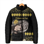 Personalised Melbourne Cup Australia Padded Jacket Gorgeous Lady Yellow Rose
