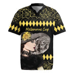 Personalised Melbourne Cup Australia Rugby Jersey Gorgeous Lady Yellow Rose