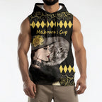 Personalised Melbourne Cup Australia Sleeveless Hoodie Gorgeous Lady Yellow Rose