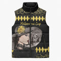 Personalised Melbourne Cup Australia Sleeveless Puffer Jacket Gorgeous Lady Yellow Rose