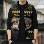 Personalised Melbourne Cup Australia Sleeveless Puffer Jacket Gorgeous Lady Yellow Rose