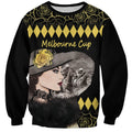 Personalised Melbourne Cup Australia Sweatshirt Gorgeous Lady Yellow Rose