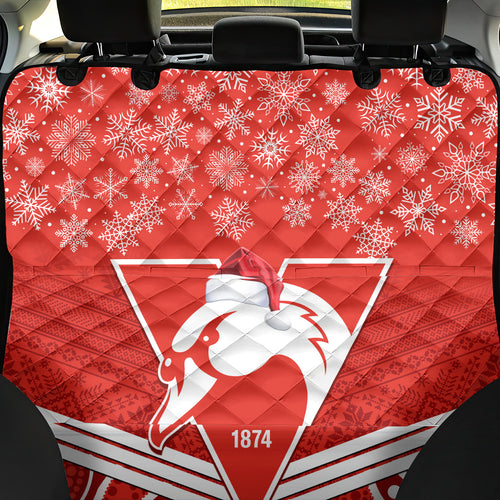 personalised-swans-football-christmas-back-car-seat-cover-merry-xmas-2023-mix-aboriginal-art