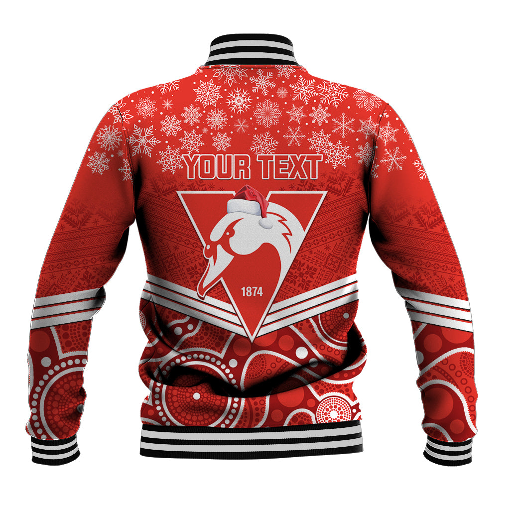 personalised-swans-football-christmas-baseball-jacket-merry-xmas-2023-mix-aboriginal-art