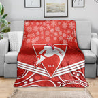 personalised-swans-football-christmas-blanket-merry-xmas-2023-mix-aboriginal-art