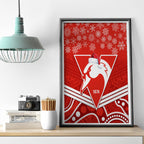 personalised-swans-football-christmas-canvas-wall-art-merry-xmas-2023-mix-aboriginal-art