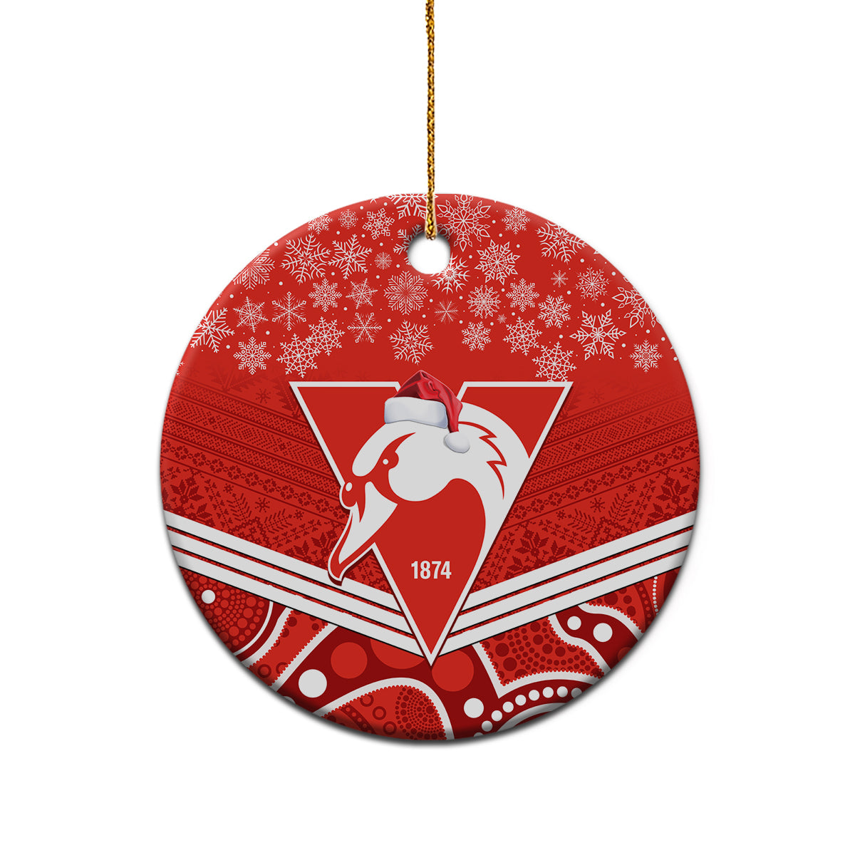 swans-football-christmas-ceramic-ornament-merry-xmas-2023-mix-aboriginal-art