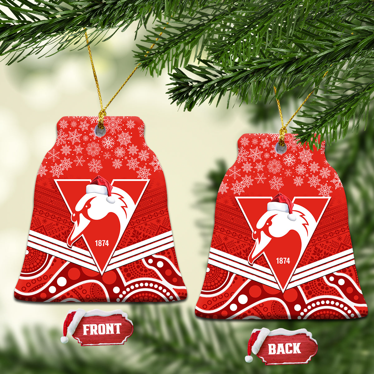 swans-football-christmas-ceramic-ornament-merry-xmas-2023-mix-aboriginal-art