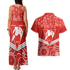 personalised-swans-football-christmas-couples-matching-tank-maxi-dress-and-hawaiian-shirt-merry-xmas-2023-mix-aboriginal-art