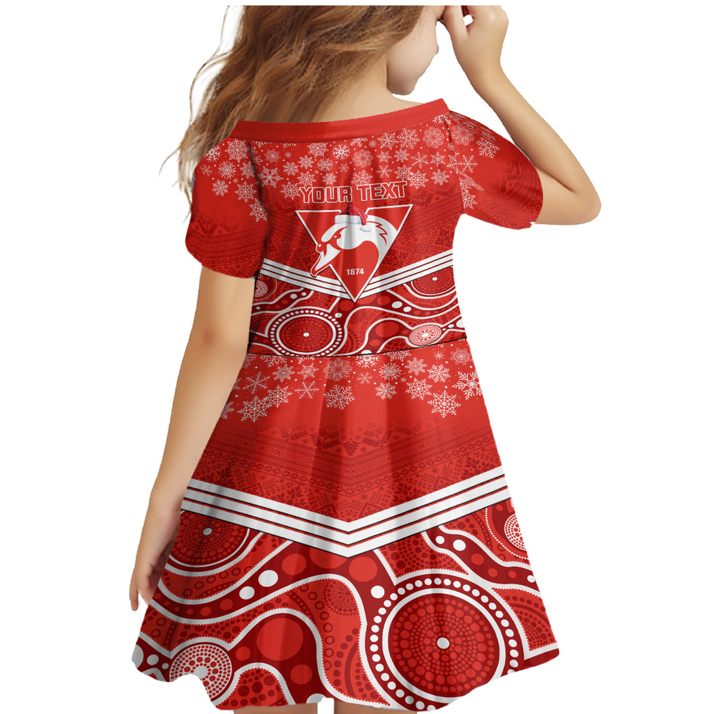 personalised-swans-football-christmas-family-matching-mermaid-dress-and-hawaiian-shirt-merry-xmas-2023-mix-aboriginal-art