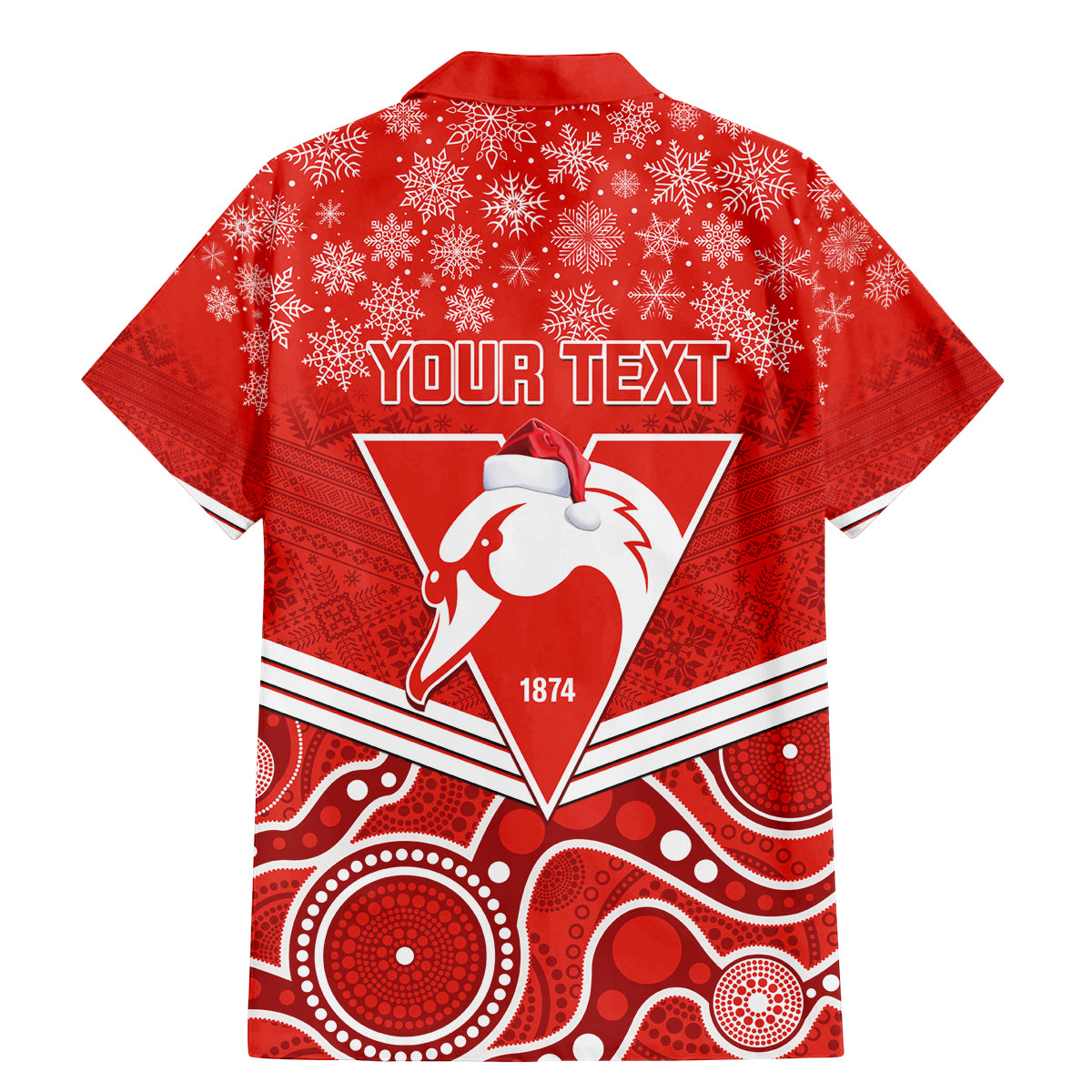 personalised-swans-football-christmas-family-matching-mermaid-dress-and-hawaiian-shirt-merry-xmas-2023-mix-aboriginal-art