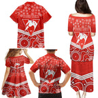 personalised-swans-football-christmas-family-matching-puletasi-dress-and-hawaiian-shirt-merry-xmas-2023-mix-aboriginal-art