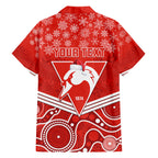personalised-swans-football-christmas-family-matching-puletasi-dress-and-hawaiian-shirt-merry-xmas-2023-mix-aboriginal-art