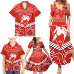 personalised-swans-football-christmas-family-matching-summer-maxi-dress-and-hawaiian-shirt-merry-xmas-2023-mix-aboriginal-art