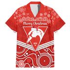 personalised-swans-football-christmas-family-matching-summer-maxi-dress-and-hawaiian-shirt-merry-xmas-2023-mix-aboriginal-art