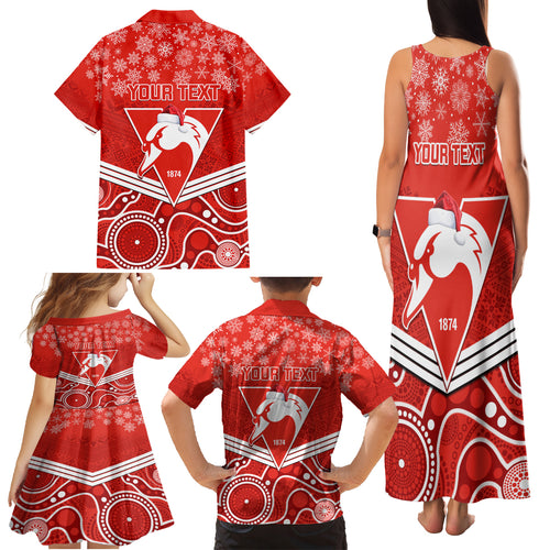 personalised-swans-football-christmas-family-matching-tank-maxi-dress-and-hawaiian-shirt-merry-xmas-2023-mix-aboriginal-art