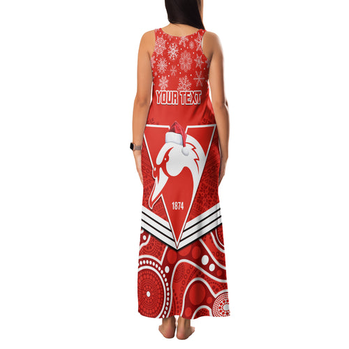 personalised-swans-football-christmas-family-matching-tank-maxi-dress-and-hawaiian-shirt-merry-xmas-2023-mix-aboriginal-art