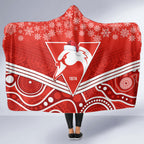 personalised-swans-football-christmas-hooded-blanket-merry-xmas-2023-mix-aboriginal-art