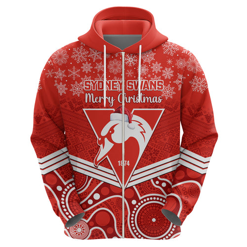 personalised-swans-football-christmas-hoodie-merry-xmas-2023-mix-aboriginal-art