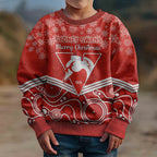 personalised-swans-football-christmas-kid-ugly-christmas-sweater-merry-xmas-2023-mix-aboriginal-art