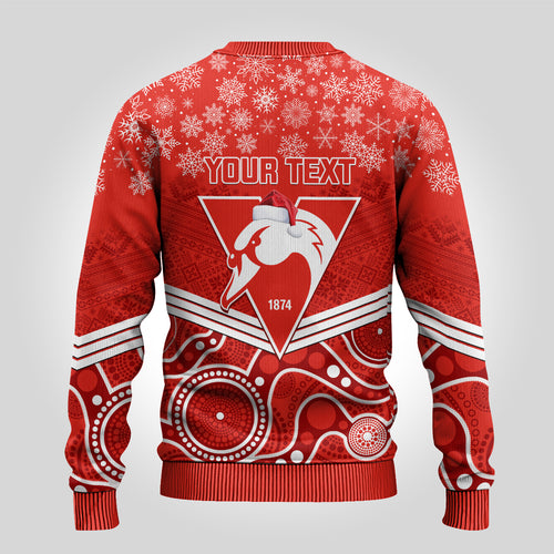 personalised-swans-football-christmas-ugly-christmas-sweater-merry-xmas-2023-mix-aboriginal-art