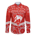 personalised-swans-football-christmas-long-sleeve-button-shirt-merry-xmas-2023-mix-aboriginal-art