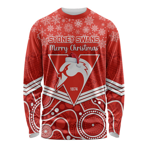 personalised-swans-football-christmas-long-sleeve-shirt-merry-xmas-2023-mix-aboriginal-art